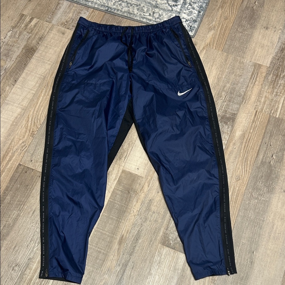 Nike Blue and Black Track Pants